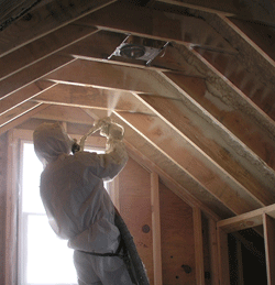 Lakewood CA attic spray foam insulation